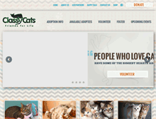 Tablet Screenshot of classycats.org
